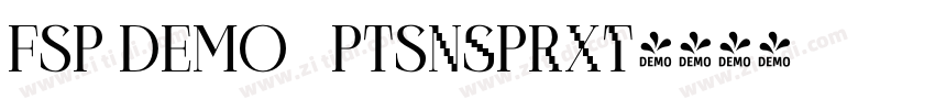 FSP DEMO   PTSnsPrxt字体转换